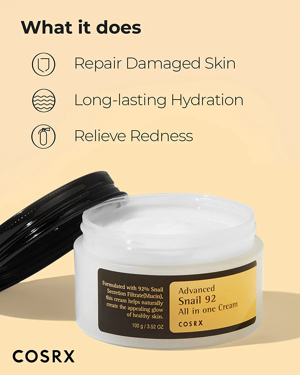 COSRX - Advanced Snail 92 Crème tout-en-un