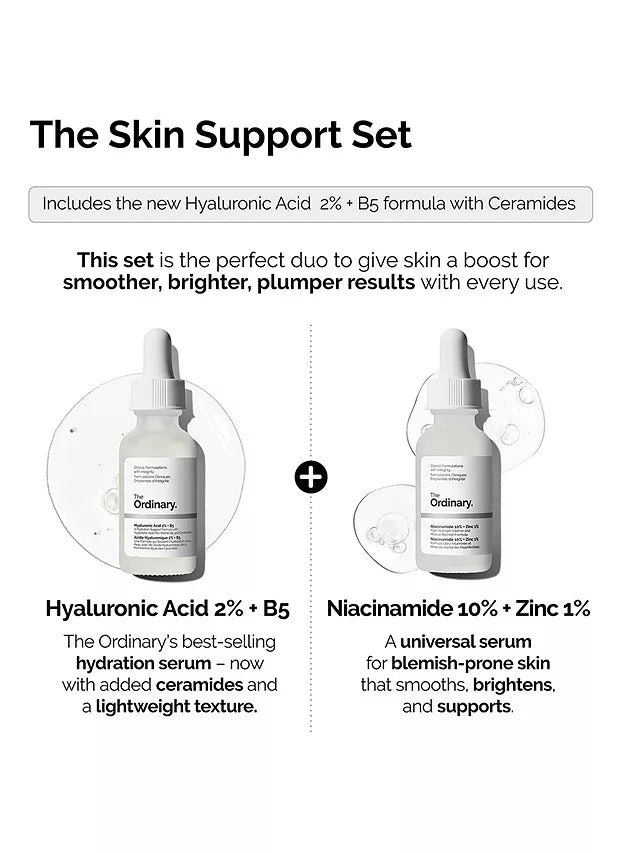 The Ordinary The Skin Support Set