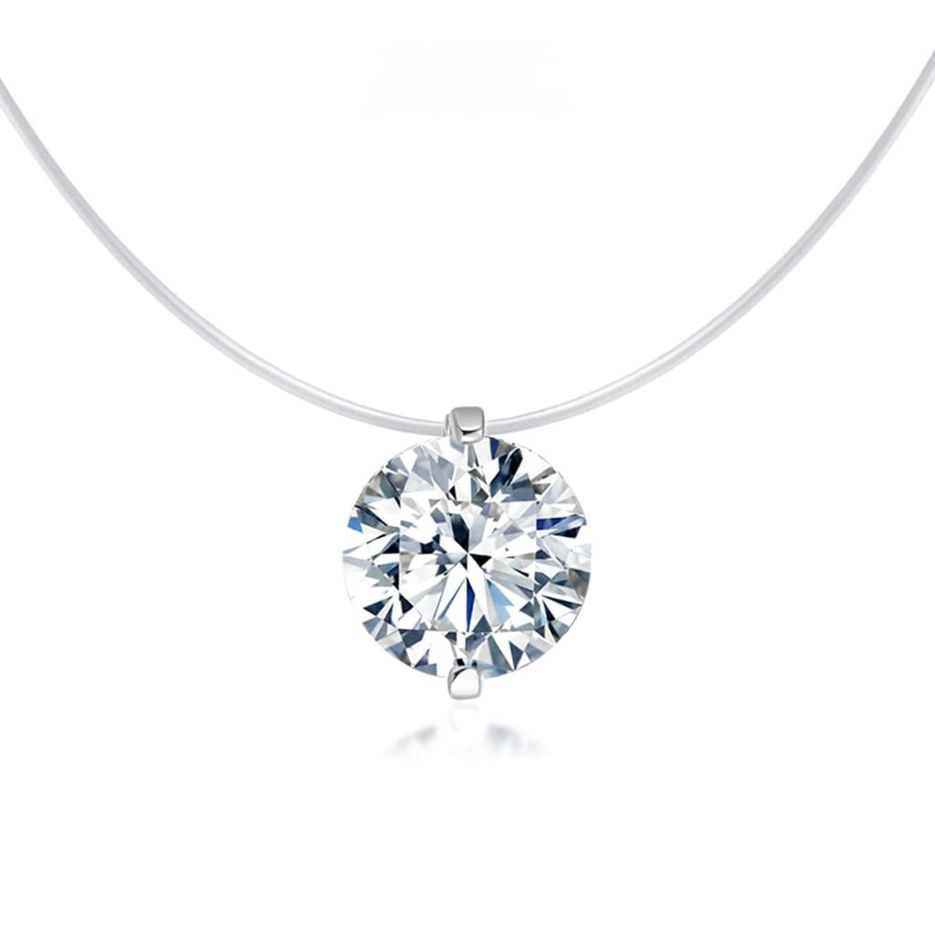 Colier ransparent avec pendentif