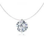 Colier ransparent avec pendentif