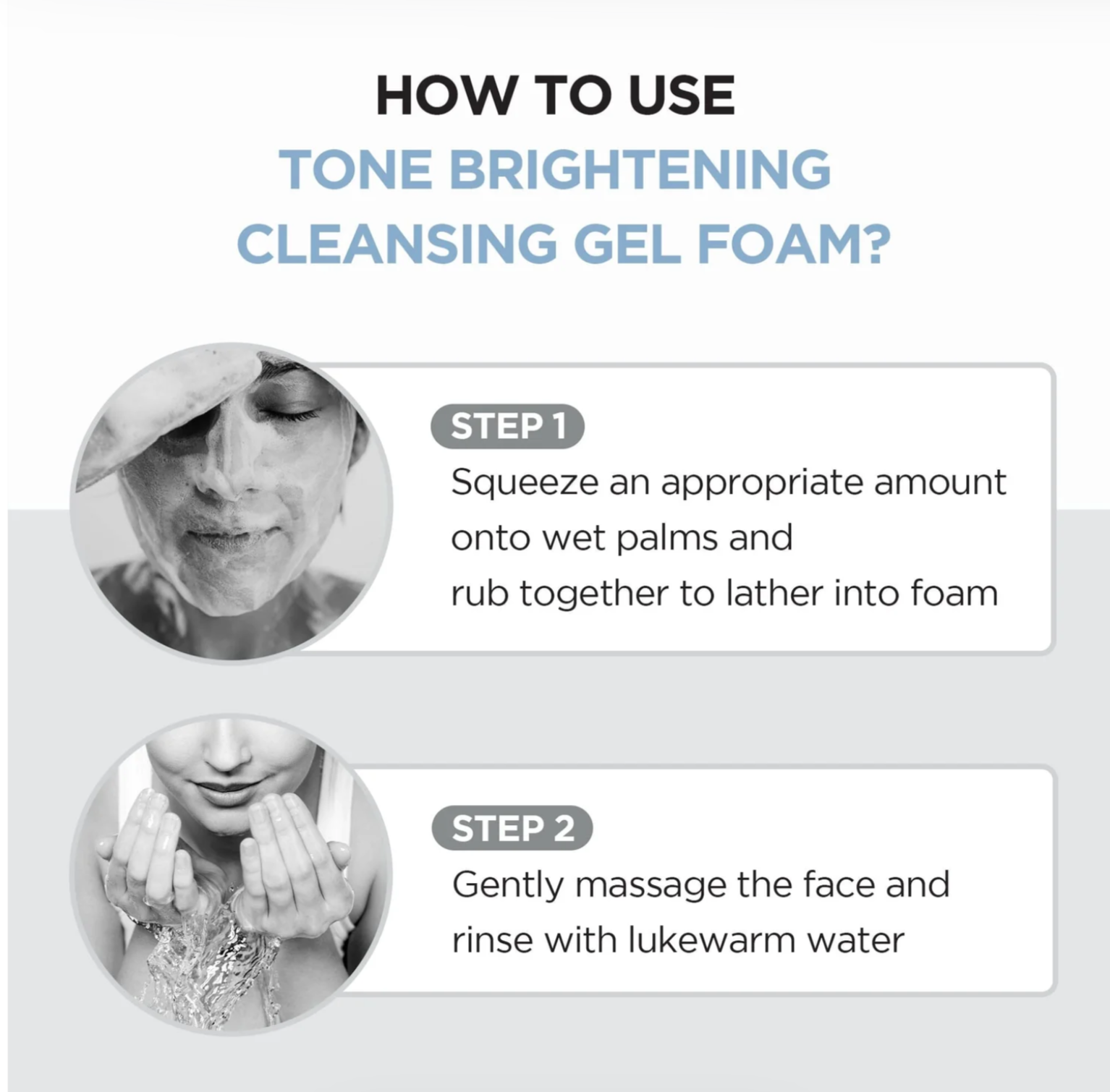 SKIN1004 – Madagascar Centella Gel mousse nettoyant éclaircissant