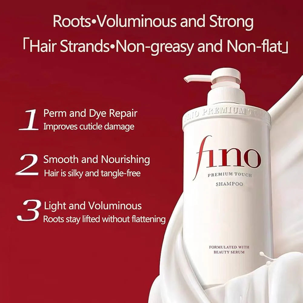 FINO Shiseido - Shampoo Premium Touch Hair Moist 550ml