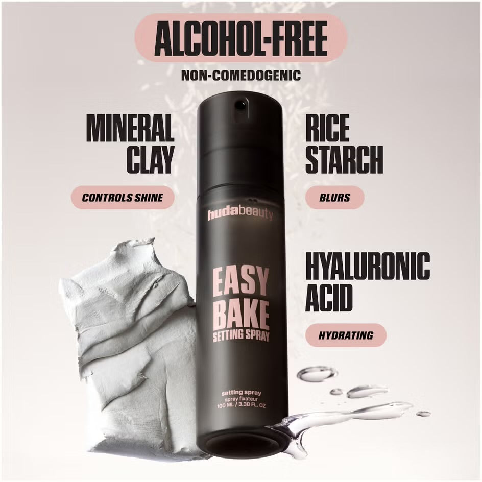 Huda Beauty Easy Bake Setting Spray with 16-Hour Wear