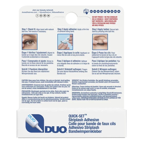 DUO – Colle Adhésive Blanche/Transparente