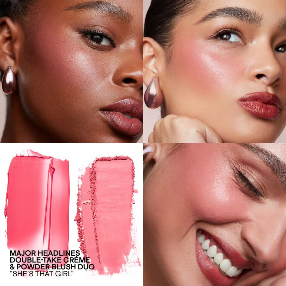 PATRICK TA Mini Duo Blush Crème & Poudre Double-Take