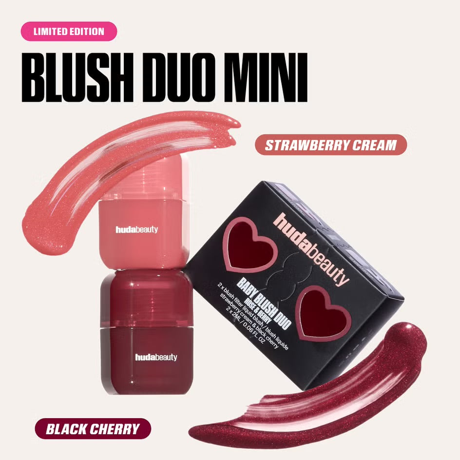 HUDA BEAUTY LIMITED EDITION Mini Blush Duo