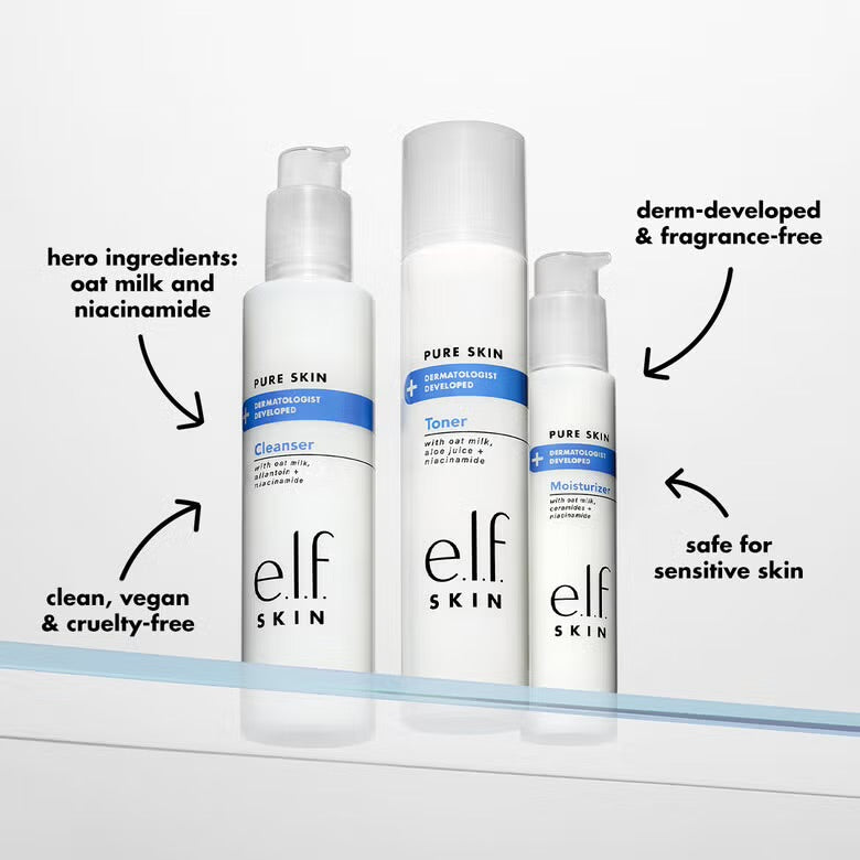 e.l.f Pure Skin Moisturizer Niacinamide + Hyaluronic Acid