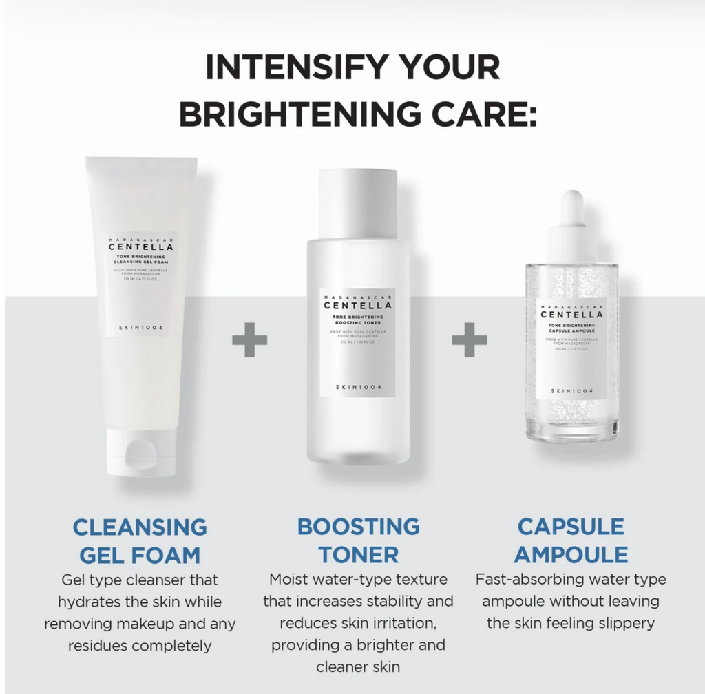 SKIN1004 – Madagascar Centella Gel mousse nettoyant éclaircissant