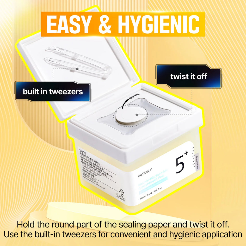 NUMBUZIN – No.5+ Glutathione Vitamin-Niacinamide Concentrated Pad