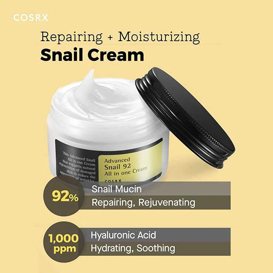 COSRX - Advanced Snail 92 Crème tout-en-un