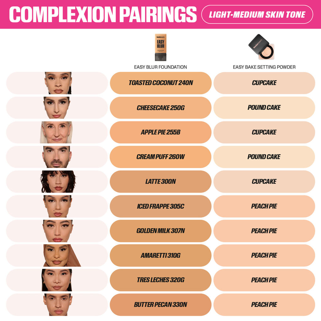 Huda beauty Easy Blur Natural Airbrush foundation with Niacinamide