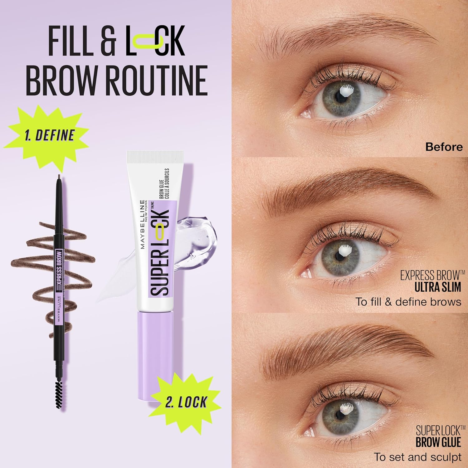Maybelline SUPER LOCK BROW GLUE