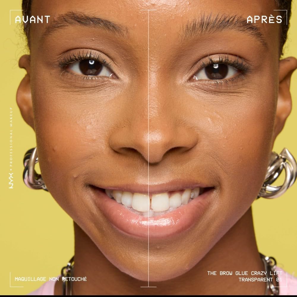 NYX Professional Makeup – The Brow Glue Gel Fixateur