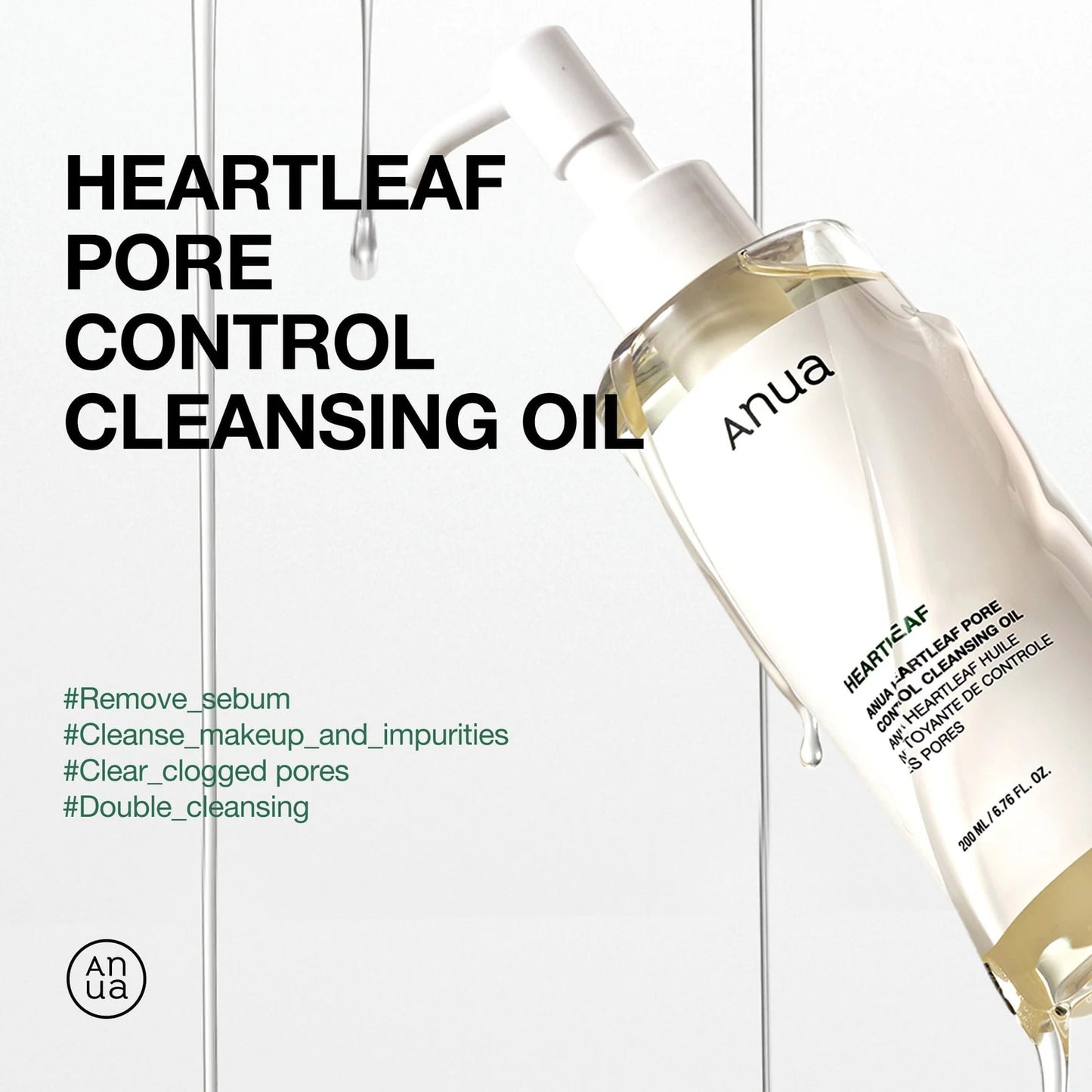 ANUA - Heartleaf Pore Control Cleansing Oil - 200ml