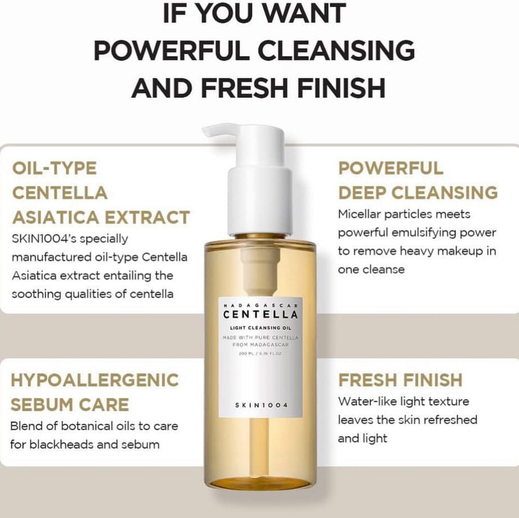 SKIN1004 Madagascar Centella Light Cleansing Oil