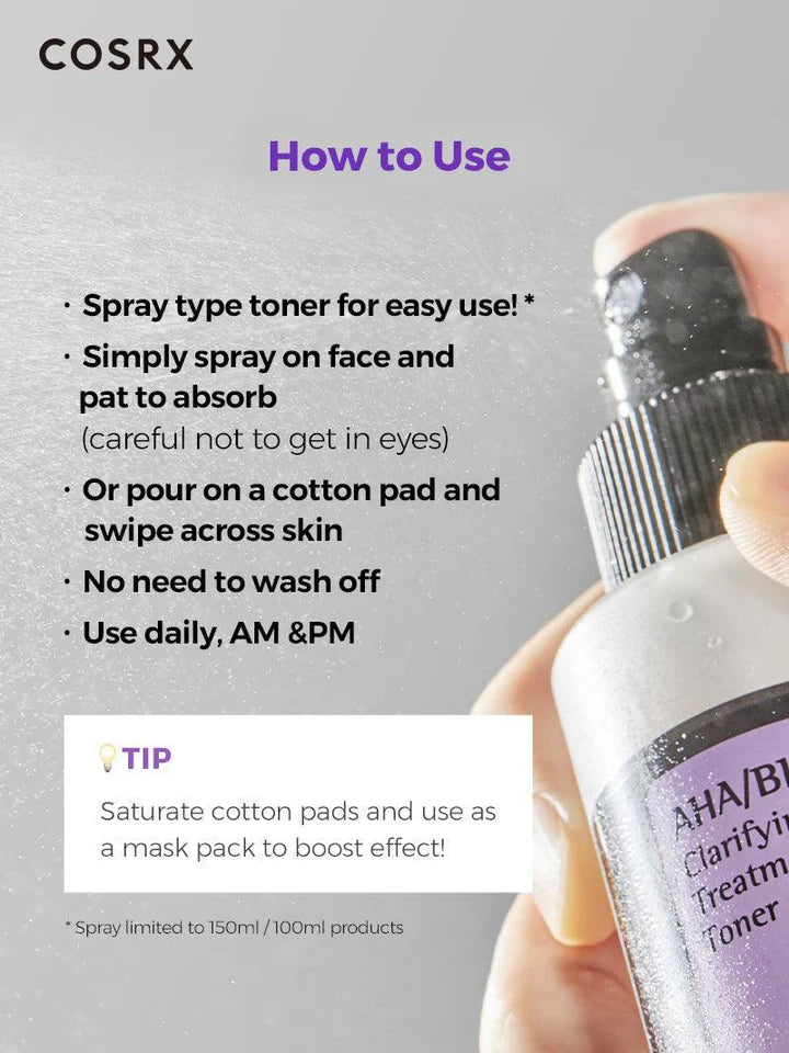 COSRX - Toner éclaircissant aux AHA/BHA - 150ml